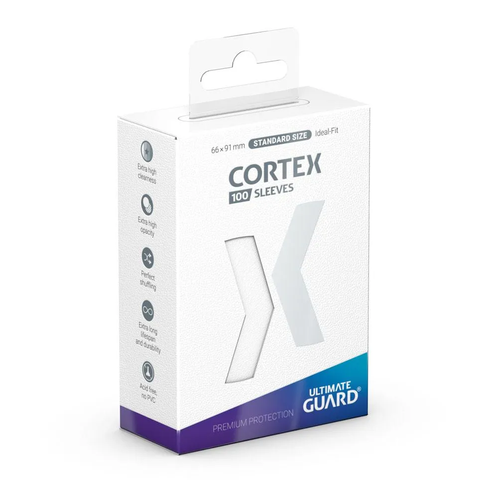 Ultimate Guard Cortex Sleeves Standard Size 66 x 91 mm (100 Sleeves) - White